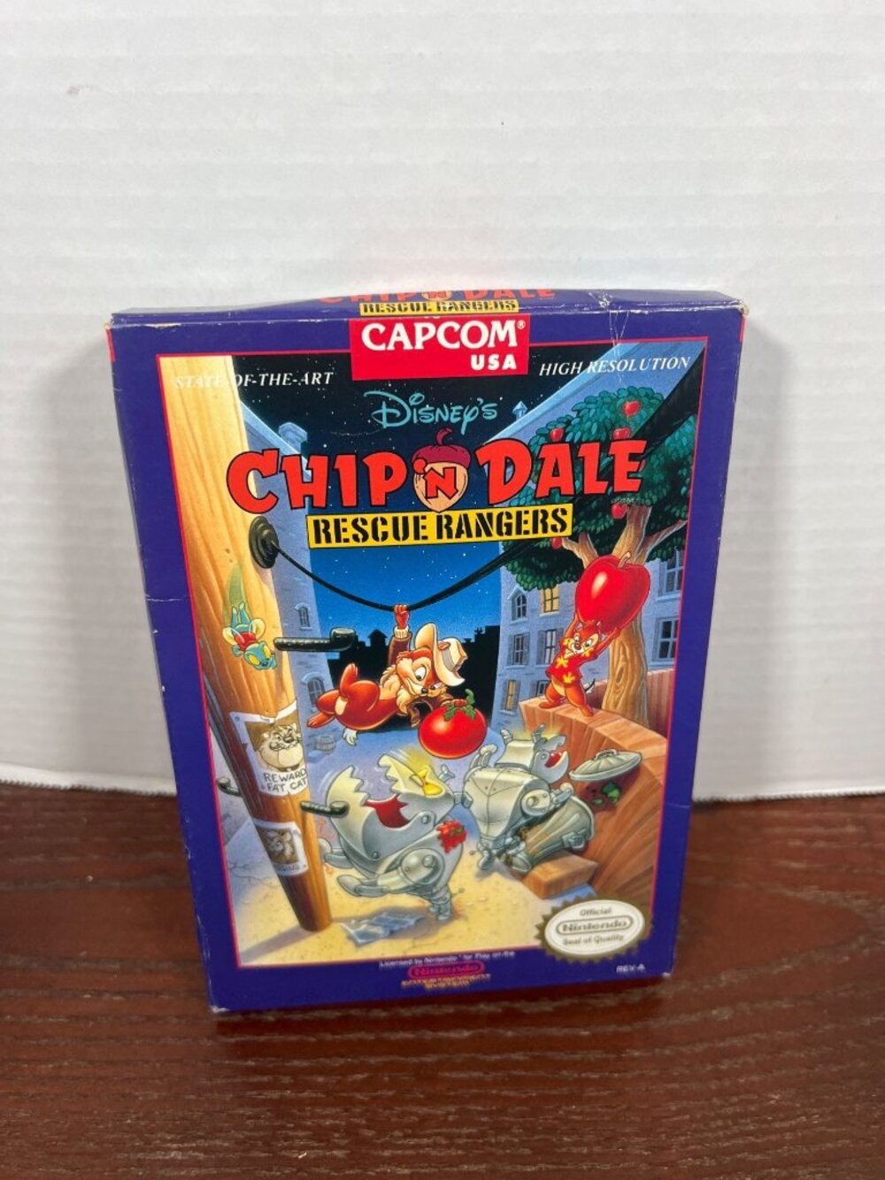 Disneys Chip N Dale Rescue Rangers NES Game Complete In Box Capcom 1990 Tested - Picture 4 of 7